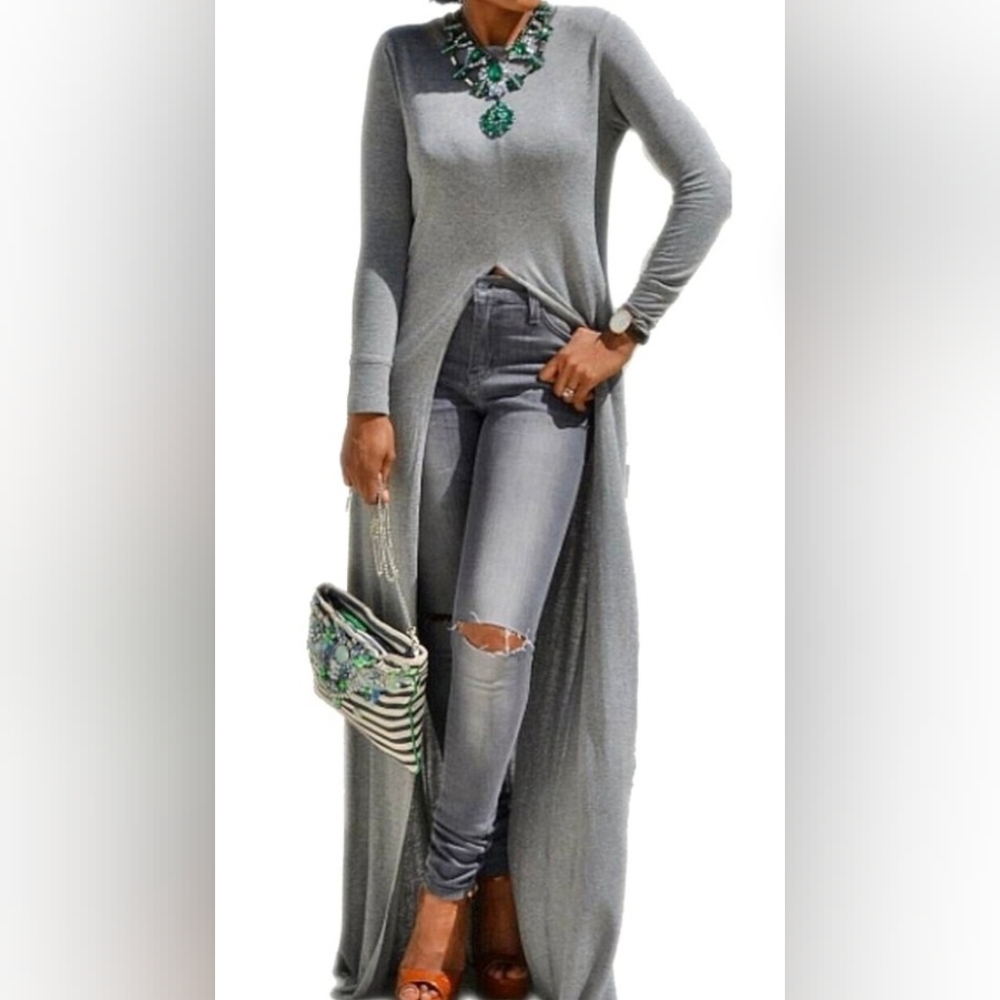 Forever 21 Heather Gray Knit Clubwear Dress. Size: Small